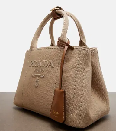 Prada Jardinière Mini canvas top-handle bag | Thumbnail 3 Prada Jardinière Mini canvas top-handle bag | Thumbnail 3