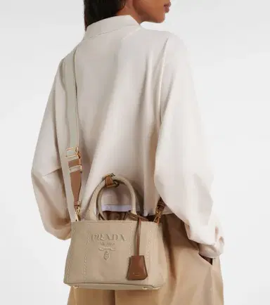 Prada Jardinière Mini canvas top-handle bag | Thumbnail 6 Prada Jardinière Mini canvas top-handle bag | Thumbnail 6