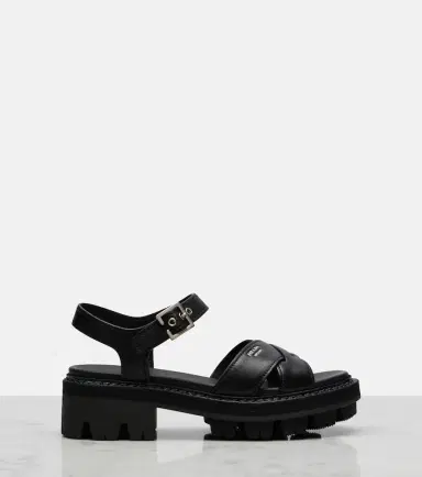 Prada Leather sandals | Thumbnail 3 Prada Leather sandals | Thumbnail 3