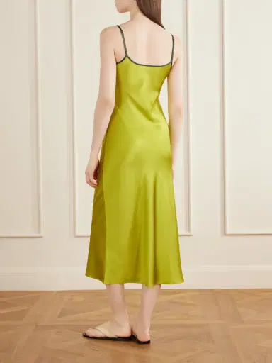 Comme Si Silk-charmeuse Midi Dress | Thumbnail 4 Comme Si Silk-charmeuse Midi Dress | Thumbnail 4