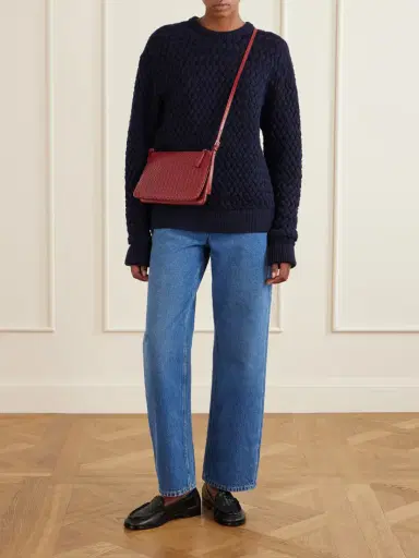Bottega Veneta Intrecciato Piccolo Leather Medium Pouch | Thumbnail 3 Bottega Veneta Intrecciato Piccolo Leather Medium Pouch | Thumbnail 3