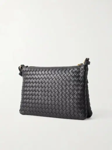 Bottega Veneta Intrecciato Piccolo Leather Medium Pouch | Thumbnail 4 Bottega Veneta Intrecciato Piccolo Leather Medium Pouch | Thumbnail 4