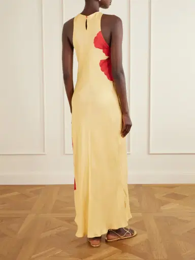 Farm Rio Floral-print Satin Maxi Dress | Thumbnail 3 Farm Rio Floral-print Satin Maxi Dress | Thumbnail 3