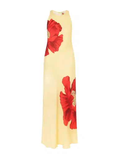 Farm Rio Floral-print Satin Maxi Dress | Thumbnail 1 Farm Rio Floral-print Satin Maxi Dress | Thumbnail 1