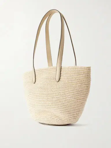 Hunting Season Market Leather-trimmed Raffia Tote | Thumbnail 4 Hunting Season Market Leather-trimmed Raffia Tote | Thumbnail 4