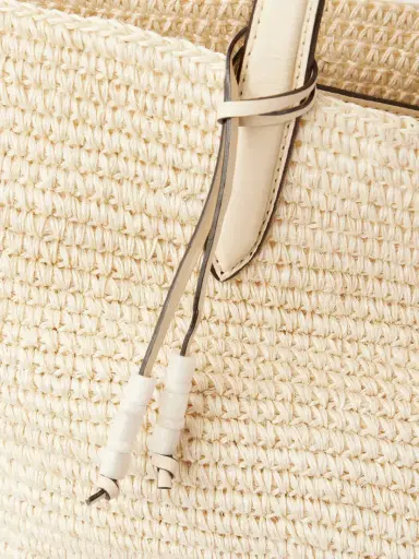 Hunting Season Market Leather-trimmed Raffia Tote | Thumbnail 5 Hunting Season Market Leather-trimmed Raffia Tote | Thumbnail 5