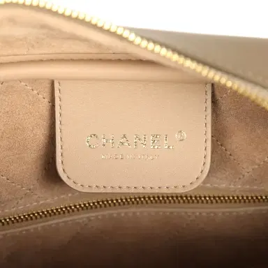 Chanel Chanel Large "Perfect Bowling" Bag Dark Khaki Calfskin Gold Hardware | Thumbnail 11 Chanel Chanel Large "Perfect Bowling" Bag Dark Khaki Calfskin Gold Hardware | Thumbnail 11
