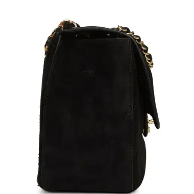 Chanel Chanel Maxi "Souplissimo" Small Flap Bag Black Suede Gold Hardware | Thumbnail 3 Chanel Chanel Maxi "Souplissimo" Small Flap Bag Black Suede Gold Hardware | Thumbnail 3