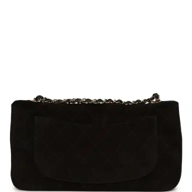 Chanel Chanel Maxi "Souplissimo" Small Flap Bag Black Suede Gold Hardware | Thumbnail 4 Chanel Chanel Maxi "Souplissimo" Small Flap Bag Black Suede Gold Hardware | Thumbnail 4
