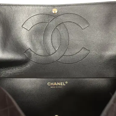 Chanel Chanel Maxi "Souplissimo" Small Flap Bag Black Suede Gold Hardware | Thumbnail 10 Chanel Chanel Maxi "Souplissimo" Small Flap Bag Black Suede Gold Hardware | Thumbnail 10