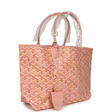 goyard Goyard Goyardine Powder Pink Saint Louis PM Tote Palladium Hardware | Thumbnail 2 goyard Goyard Goyardine Powder Pink Saint Louis PM Tote Palladium Hardware | Thumbnail 2