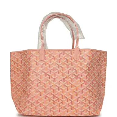 goyard Goyard Goyardine Powder Pink Saint Louis PM Tote Palladium Hardware | Thumbnail 4 goyard Goyard Goyardine Powder Pink Saint Louis PM Tote Palladium Hardware | Thumbnail 4