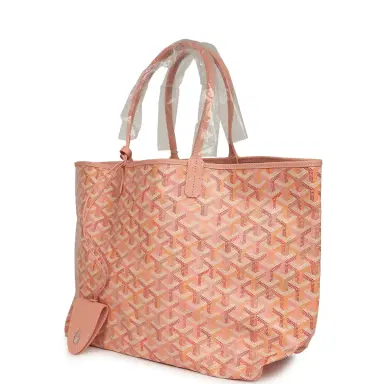 goyard Goyard Goyardine Powder Pink Saint Louis PM Tote Palladium Hardware | Thumbnail 5 goyard Goyard Goyardine Powder Pink Saint Louis PM Tote Palladium Hardware | Thumbnail 5