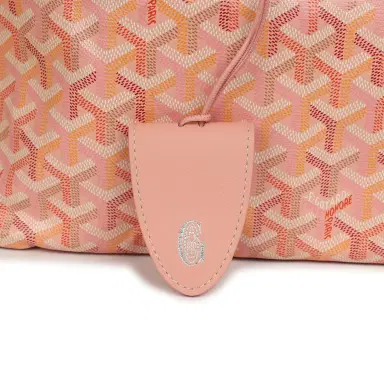 goyard Goyard Goyardine Powder Pink Saint Louis PM Tote Palladium Hardware | Thumbnail 7 goyard Goyard Goyardine Powder Pink Saint Louis PM Tote Palladium Hardware | Thumbnail 7