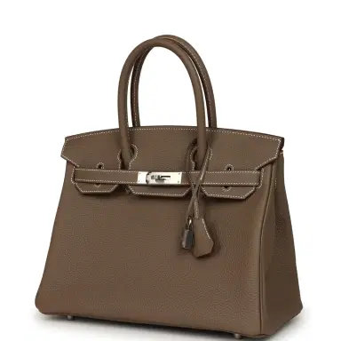 HERMÈS Hermes Birkin 30 Etoupe Togo Palladium Hardware | Thumbnail 5 HERMÈS Hermes Birkin 30 Etoupe Togo Palladium Hardware | Thumbnail 5