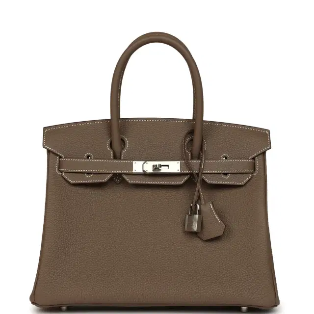 Hermes Birkin 30 Etoupe Togo Palladium Hardware Hermes Birkin 30 Etoupe Togo Palladium Hardware