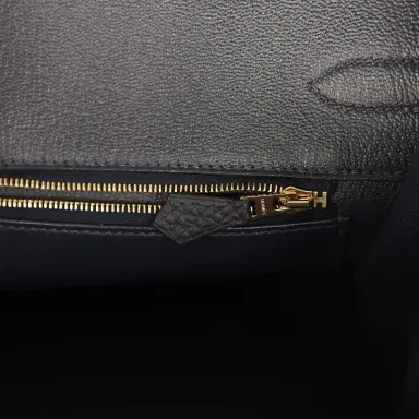 HERMÈS Hermes Birkin 35 Bleu Nuit Togo Gold Hardware | Thumbnail 9 HERMÈS Hermes Birkin 35 Bleu Nuit Togo Gold Hardware | Thumbnail 9