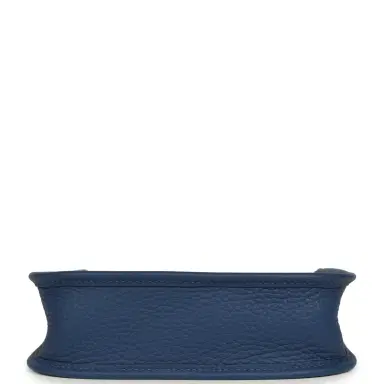 HERMÈS Hermes Evelyne TPM Bleu Tie Clemence Palladium Hardware | Thumbnail 6 HERMÈS Hermes Evelyne TPM Bleu Tie Clemence Palladium Hardware | Thumbnail 6