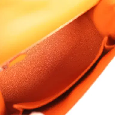 HERMÈS Hermes Kelly Sellier 25 Orange Epsom Palladium Hardware | Thumbnail 8 HERMÈS Hermes Kelly Sellier 25 Orange Epsom Palladium Hardware | Thumbnail 8