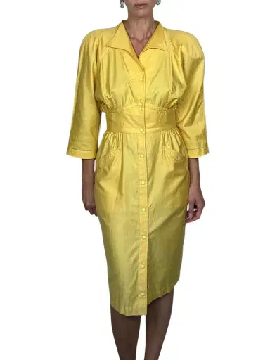 Jen Wonders Studio Mugler Yellow Dress | Thumbnail 1 Jen Wonders Studio Mugler Yellow Dress | Thumbnail 1