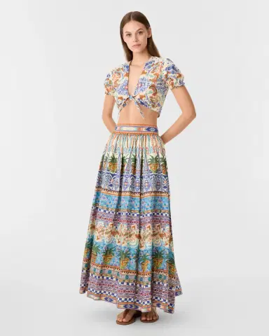 Emporio Sirenuse Ombretta Skirt in Chimera Print | Thumbnail 3 Emporio Sirenuse Ombretta Skirt in Chimera Print | Thumbnail 3