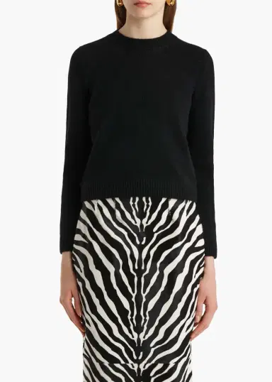 Khaite Leta Sweater In Black | Thumbnail 3 Khaite Leta Sweater In Black | Thumbnail 3