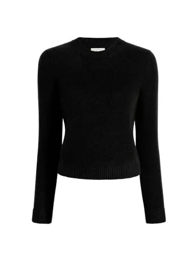 Khaite Leta Sweater In Black | Thumbnail 1 Khaite Leta Sweater In Black | Thumbnail 1