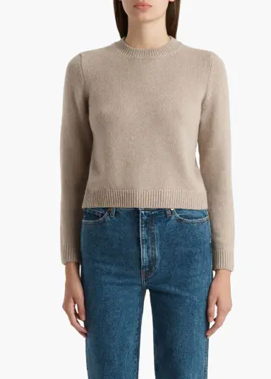 Khaite Leta Sweater In Putty | Thumbnail 3 Khaite Leta Sweater In Putty | Thumbnail 3