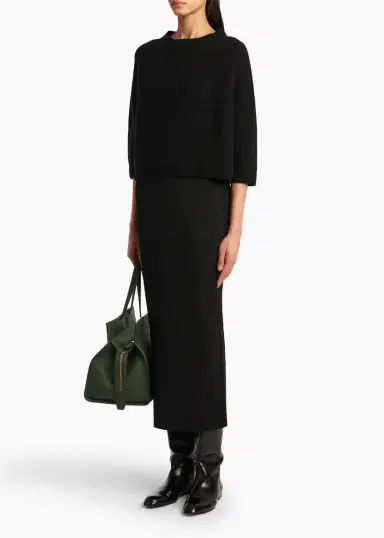 Khaite Sabina Sweater In Black | Thumbnail 2 Khaite Sabina Sweater In Black | Thumbnail 2