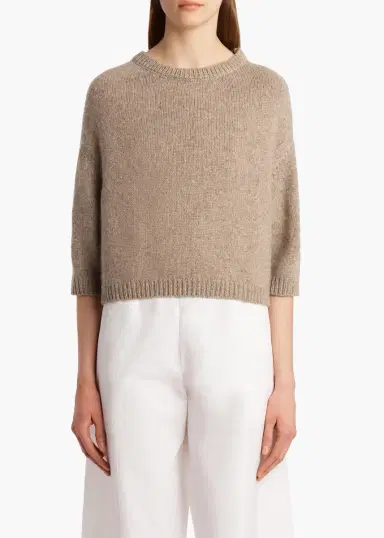 Khaite Sabina Sweater In Sepia | Thumbnail 3 Khaite Sabina Sweater In Sepia | Thumbnail 3