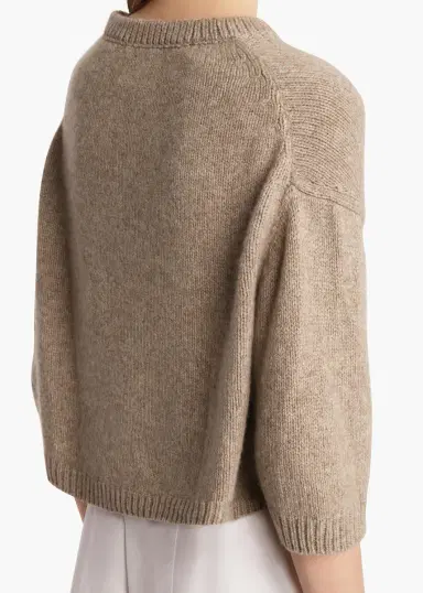 Khaite Sabina Sweater In Sepia | Thumbnail 6 Khaite Sabina Sweater In Sepia | Thumbnail 6