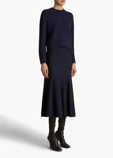 Khaite Leta Sweater In Midnight | Thumbnail 2 Khaite Leta Sweater In Midnight | Thumbnail 2