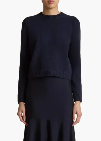 Khaite Leta Sweater In Midnight | Thumbnail 3 Khaite Leta Sweater In Midnight | Thumbnail 3