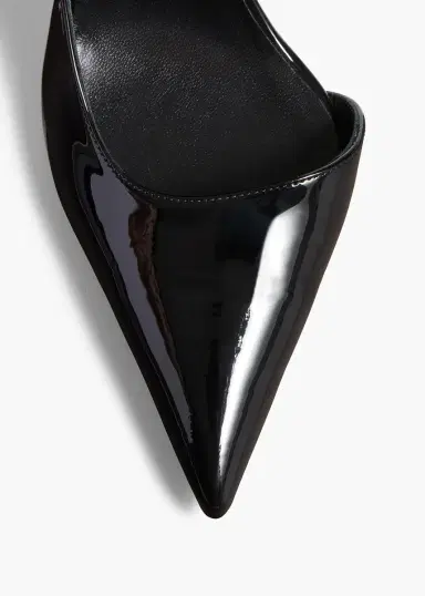 Khaite Jett D'orsay Pump In Black Patent Leather | Thumbnail 3 Khaite Jett D'orsay Pump In Black Patent Leather | Thumbnail 3