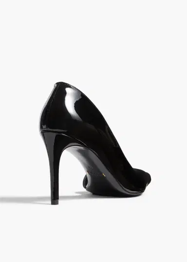 Khaite Jett D'orsay Pump In Black Patent Leather | Thumbnail 4 Khaite Jett D'orsay Pump In Black Patent Leather | Thumbnail 4