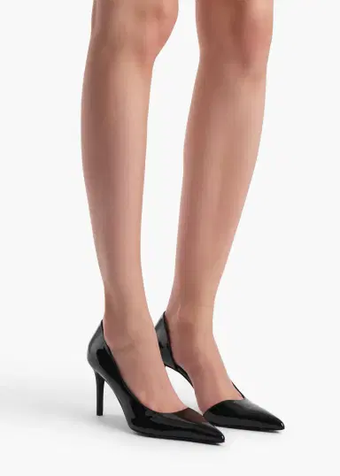 Khaite Jett D'orsay Pump In Black Patent Leather | Thumbnail 5 Khaite Jett D'orsay Pump In Black Patent Leather | Thumbnail 5