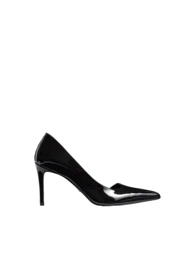 Khaite Jett D'orsay Pump In Black Patent Leather | Thumbnail 1 Khaite Jett D'orsay Pump In Black Patent Leather | Thumbnail 1