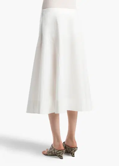 Khaite Artin Skirt In Chalk | Thumbnail 4 Khaite Artin Skirt In Chalk | Thumbnail 4