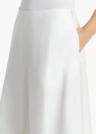 Khaite Artin Skirt In Chalk | Thumbnail 5 Khaite Artin Skirt In Chalk | Thumbnail 5