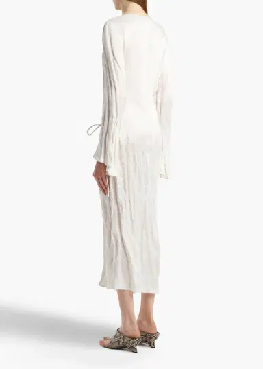 Khaite Rommi Dress In Chalk | Thumbnail 3 Khaite Rommi Dress In Chalk | Thumbnail 3
