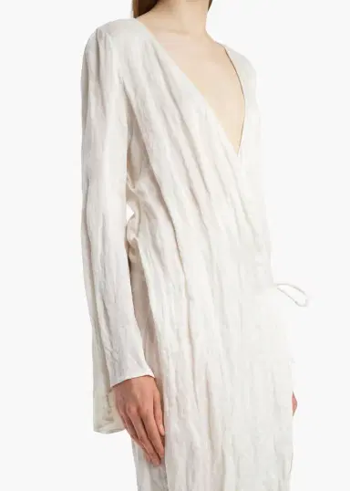 Khaite Rommi Dress In Chalk | Thumbnail 4 Khaite Rommi Dress In Chalk | Thumbnail 4