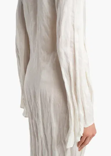 Khaite Rommi Dress In Chalk | Thumbnail 5 Khaite Rommi Dress In Chalk | Thumbnail 5