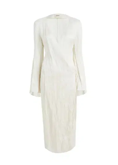 Khaite Rommi Dress In Chalk | Thumbnail 1 Khaite Rommi Dress In Chalk | Thumbnail 1