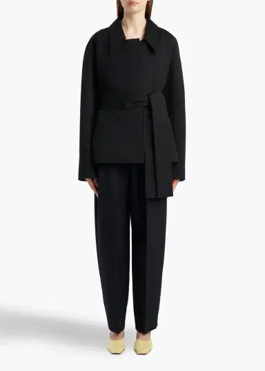 Khaite Emint Jacket In Black | Thumbnail 2 Khaite Emint Jacket In Black | Thumbnail 2