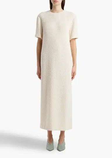 Khaite Webber Dress In Natural | Thumbnail 3 Khaite Webber Dress In Natural | Thumbnail 3