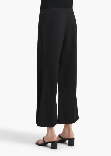 Khaite Walter Pant In Black Cotton Silk | Thumbnail 4 Khaite Walter Pant In Black Cotton Silk | Thumbnail 4
