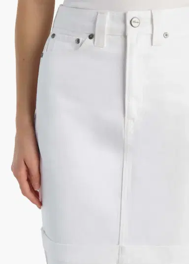 Khaite Kendra Skirt In White | Thumbnail 5 Khaite Kendra Skirt In White | Thumbnail 5