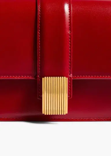 Khaite Blake Clutch In Ruby | Thumbnail 4 Khaite Blake Clutch In Ruby | Thumbnail 4