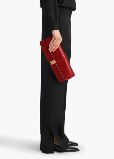 Khaite Blake Clutch In Ruby | Thumbnail 6 Khaite Blake Clutch In Ruby | Thumbnail 6