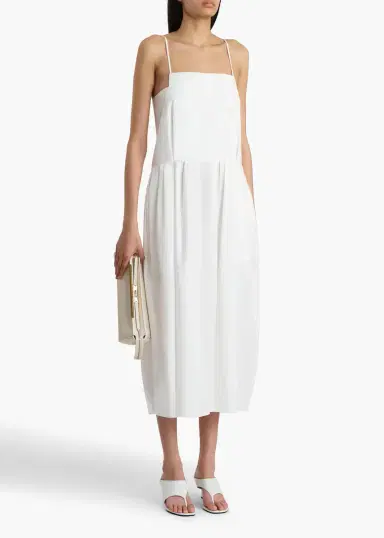 Khaite Adira Dress In Chalk | Thumbnail 2 Khaite Adira Dress In Chalk | Thumbnail 2